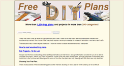 Desktop Screenshot of free-diy-plans.com