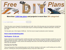Tablet Screenshot of free-diy-plans.com